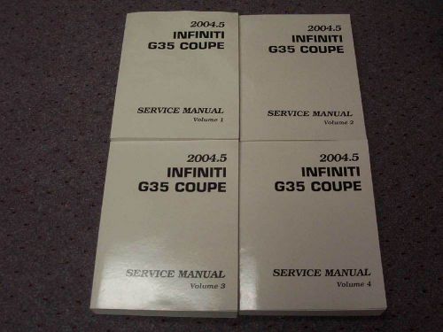 2004-2005 infiniti g35 coupe shop service repair manual 3.5l v6