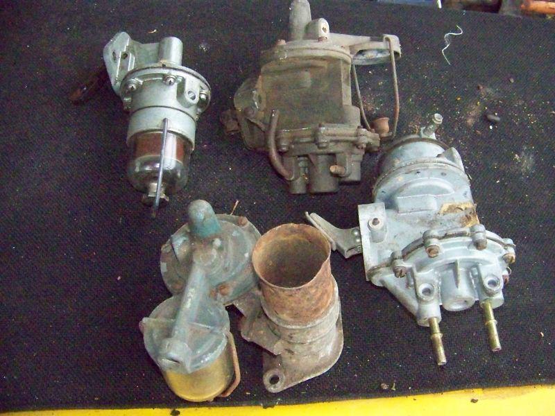 1 lot of vintage fuel pumps for parts