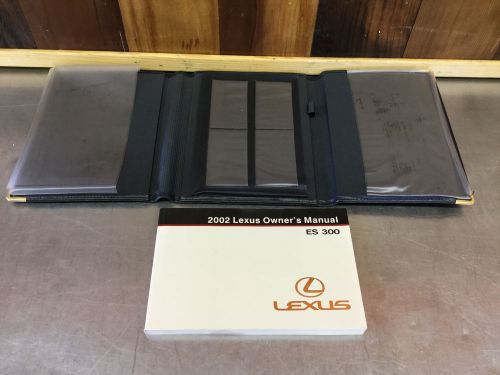 2002 lexus es 300 - owner&#039;s manual + case       s60