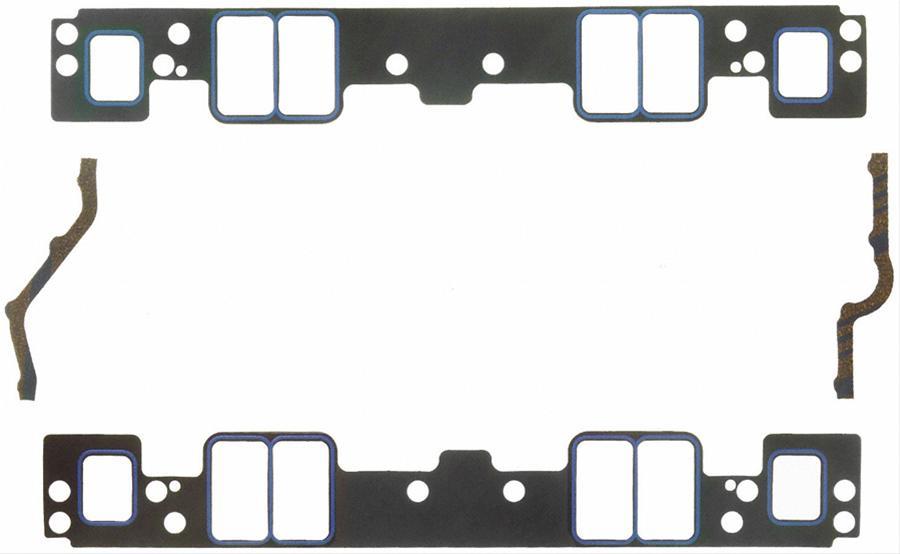 Fel-pro 1289 small block performance intake manifold chevy gasket sets .060"