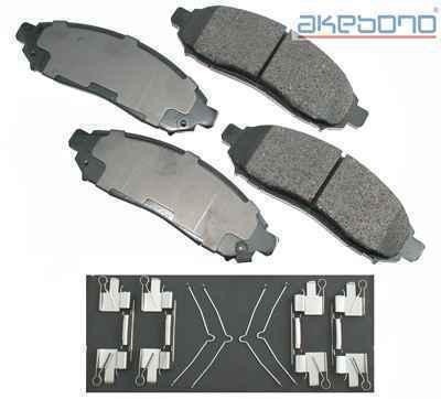 Akebono act1094 brake pad or shoe, front-proact ultra premium ceramic pads