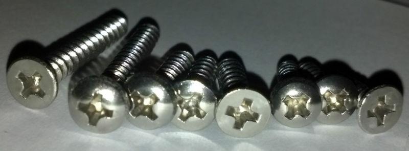 1440 asst stainless steel screw nut & washers 47 varieties trim dash upholstery