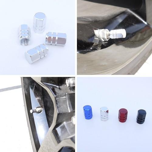 Aluminum wheel rim tire stem tpms valve cap chrome fit kia hyundai infiniti fiat