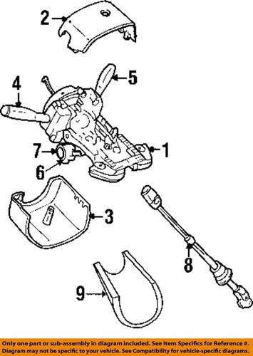 Jeep oem 4686665ad steering column-module