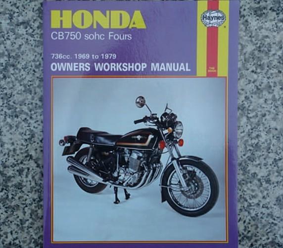 1969-1979 honda cb750 cb 750 k f four haynes repair manual