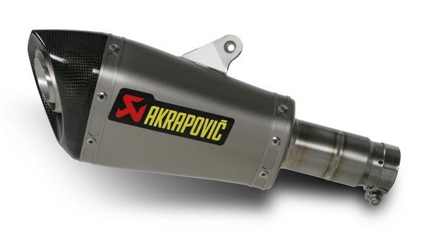 Akrapovic slip-on muffler hexagonal ti/ti/cf for yamaha yzf-r6 2010-2012