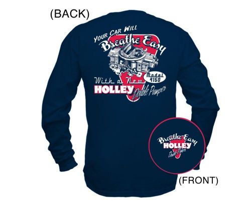 Holley 10015-mdhol holley retro double pumper long sleeve t-shirt