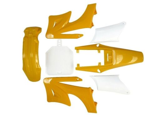 Yellow+ white plastics fender fairing kit for apollo orion 110cc 125cc 150cc new