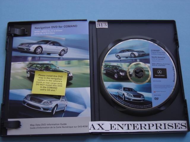 05 06 sl sl500 sl55 sl600 sl65 slk slk280 slk350 slk55 navigation dvd map # 0206