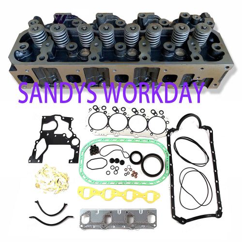 4jg1 complete cylinder head assy + full gasket kit fits isuzu engine