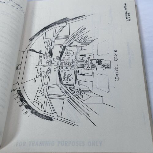 1962 boeing 727 book~ commercial airplane division service training graphic aids