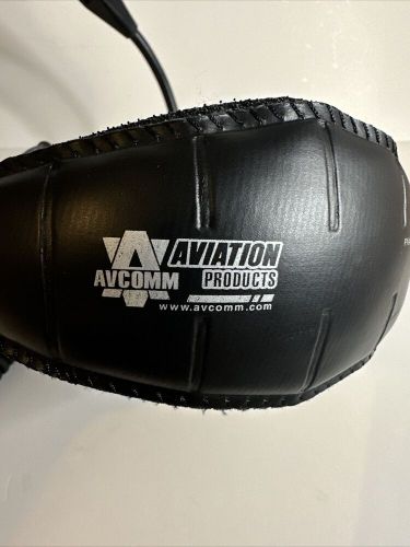 Avcomm aviation pilot headset