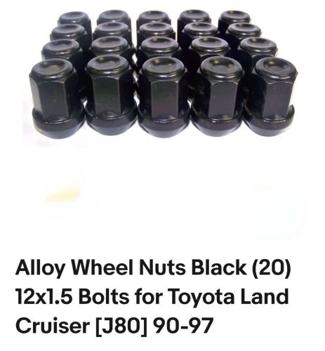 Toyota landcruiser 80 wheel nuts