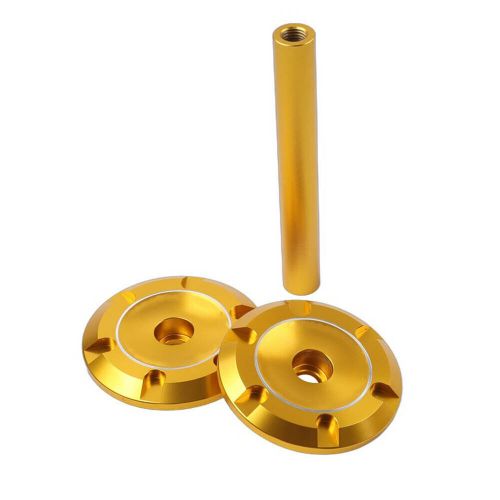 Gold rear wheel fork axle sliders crash protector for bmw rninet r9t 2014+