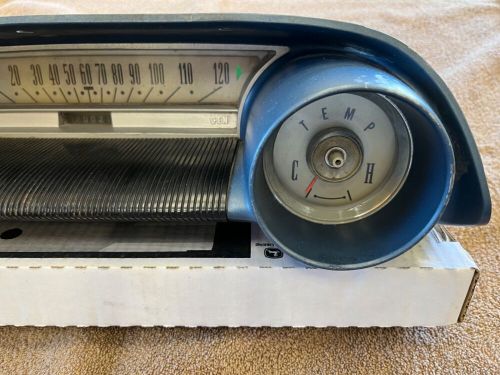 1964 ford galaxy dash instrument cluster pod blue