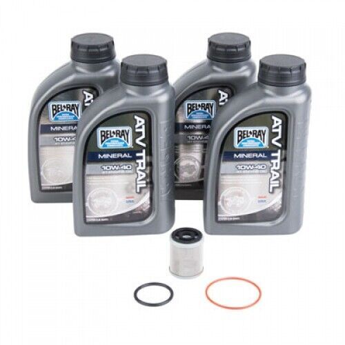 Tusk 4-stroke oil change kit bel-ray atv trail 10w-40 1529860154