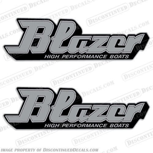 Fits blazer high performance boat decals (set of 2)