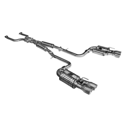 Ark 3&#034; to 2.5&#034; grip exhaust with resonator &amp; quad tips for 2016+ lexus rc 200t