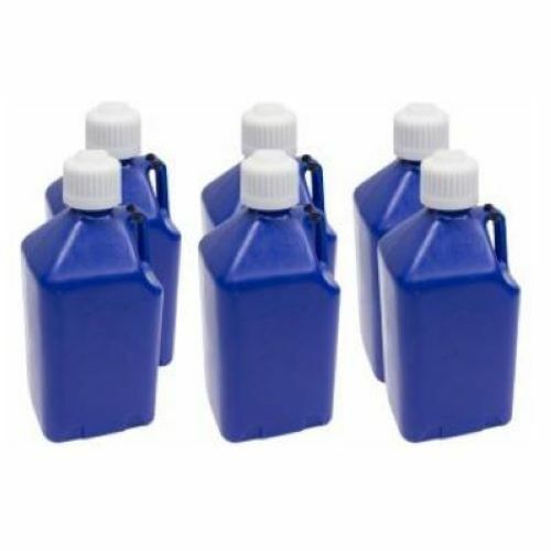 Scribner 2000db-case 5 gallon plastic utility jug - dark blue (set of 6)