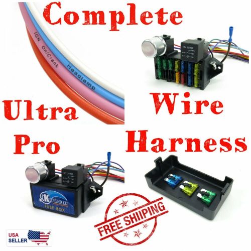 Wire harness fuse block upgrade kit for 61-74 ford van stranded insulation hmpe