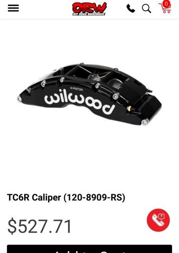Wilwood caliper 120-8909-rs 6 piston tc radial mount