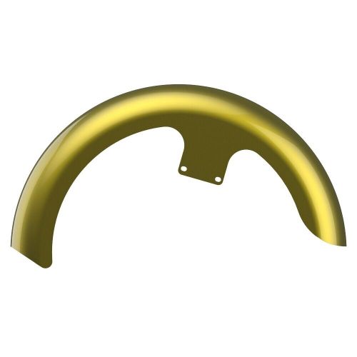 21&#034; reveal wrapper hugger front fender eagle eye yellow fits 09+ harley