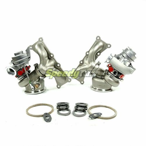 Set of 2 td04l 19t v4-2 billet 6+6 turbos divided for bmw 335i(xi) 3.0l lhd  n54