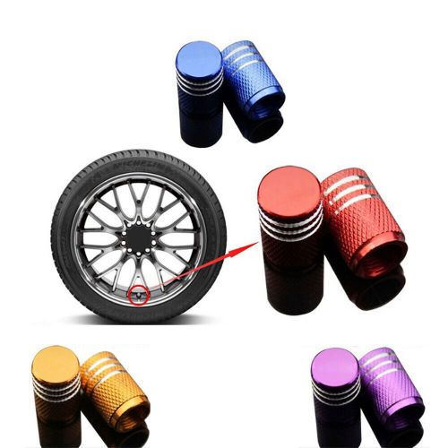 4pcs aluminium car tire valve caps tyre valve stem covers air dust wheel rim cap