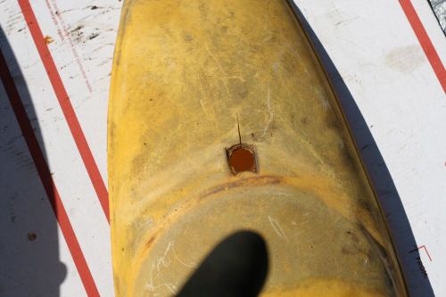 1977-78 yamaha xt- tt500 oem rear fender crack on top