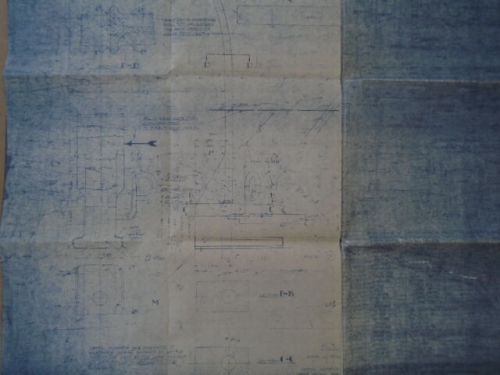 1 ea original hamilton standard wrench lifter drawing #hsp5001