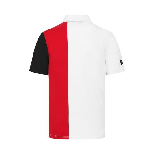 Porsche motorsport stripe polo mens - white