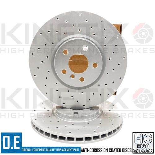 For mini john cooper works f60 cross drilled front performance brake discs 335mm