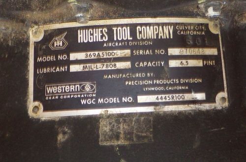 Hughes 500 oh6a transmission pn: 369a5100-601 (eb2407311188b)