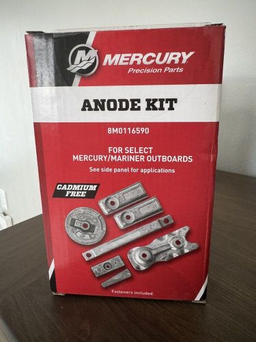 Mercury marine l6 verado 350hp fourstroke outboard anode kit oem pn 97-8m0116590