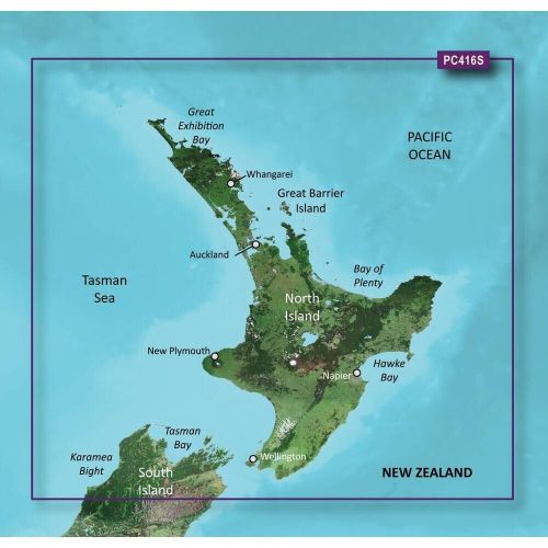 Garmin bluechart g3 hxpc416s new zealand north microsd &amp; 010-10386-50