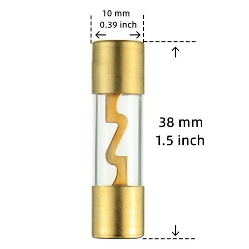 Car agu fuse holder + 4 fuses 50a amps -