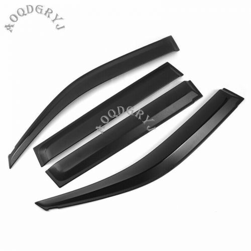 For toyota prado 2010-2019 black sun rain guard vent shade side window visor 4x