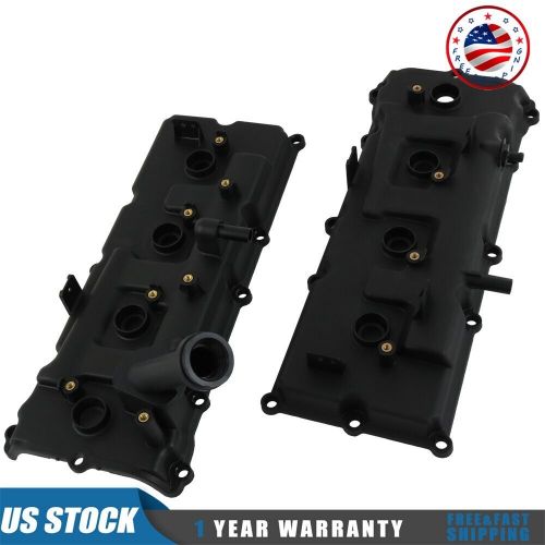 Left &amp; right engine valve rocker cover kit for nissan armada qx56 titan w/gasket