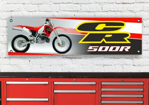 Br312b cr500r cr500 2000 inspired workshop flexible banner sign