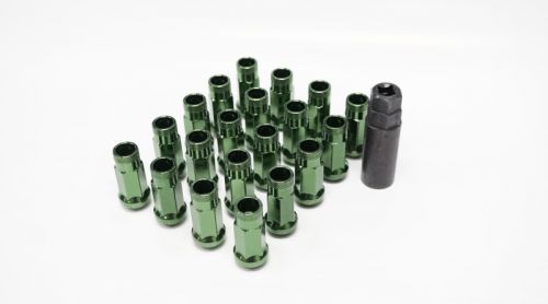 Wheel mate 12x1.50 48mm muteki fits sr48 dark green open end lug nuts