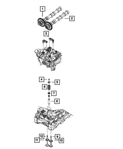 Genuine mopar valve rocker arm 68147405aa