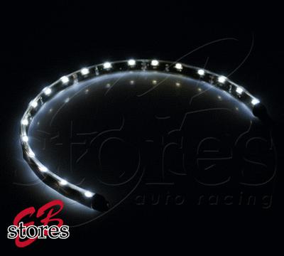 Universal led stripe drl daytime running light 6000k x2