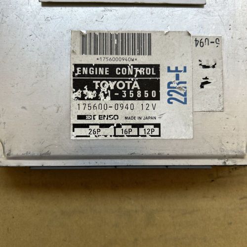 1995 toyota pickup 4runner 2.4l mt ecm engine computer  89661-35850