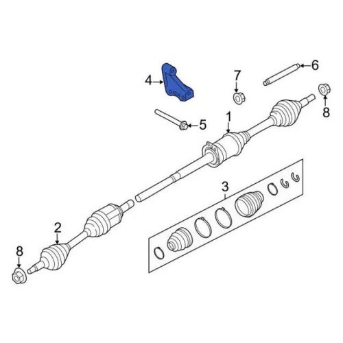 Genuine ford bracket fb5z-3k305-b