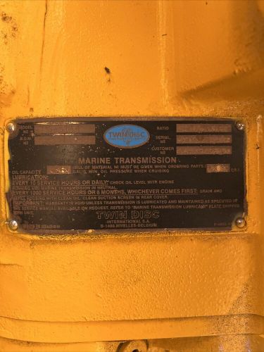 Used twin disc marine transmission mg 5114