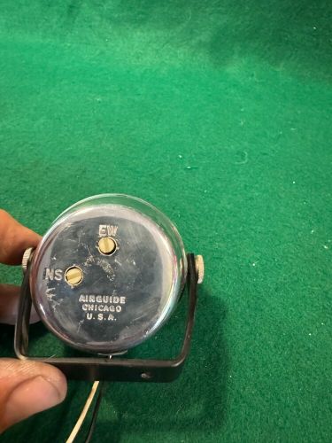 Vintage marine compass airguide model 74 boat nautical navigation lighted