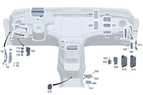 Genuine mercedes-benz control unit complete 167-900-59-23