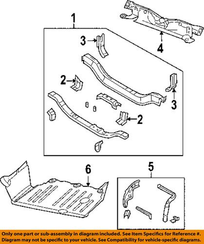 Mopar oem 5115402ah radiator support-lower cross member