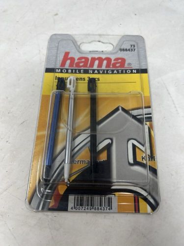 Hama 73088437 x3 input pens stylus gps satnav, mobile phone, pda, touchscreen