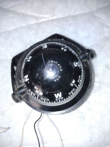 Vintage airguide auto marine dashboard liquid compass